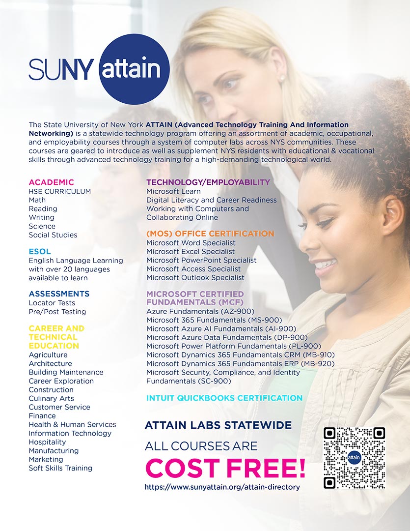 ATTAIN program flyer